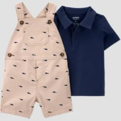 Carter's Just One You® Baby Boys' Whale Romper - Navy Blue/Khaki -Carter's Just One You GUEST e2d8714c e14d 4ed6 9a5b 7ae446a675d8