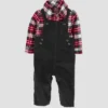 Carter's Just One You®️ Baby Boys' Plaid Top & Overalls Set - Green/Red -Carter's Just One You GUEST e3a136cf 0c60 453f a02f a220802c8bdc