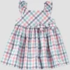 Carter's Just One You® Baby Girls' Plaid Dress - Pink/Blue -Carter's Just One You GUEST e3eb829b ffc7 42a8 b953 ee03f1f5d310