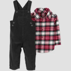 Carter's Just One You®️ Baby Boys' Plaid Top & Overalls Set - Green/Red 9 Carter's Just One You®️ Baby Boys' Plaid Top & Overalls Set - Green/Red -Carter's Just One You GUEST e4c55940 0600 4831 8828 891fd4505985