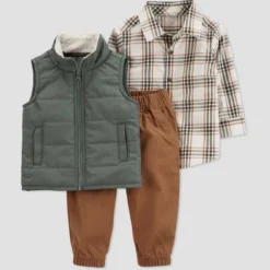 Carter's Just One You®️ Baby Boys' Plaid Top & Bottom Set - Green/Brown 14 Carter's Just One You®️ Baby Boys' Plaid Top & Bottom Set - Green/Brown -Carter's Just One You GUEST e53fcf06 a8cc 4bba a34e 7130823a8414