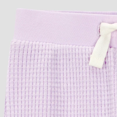 Carter's Just One You® Baby Girls' 4pc Floral Top & Jogger Set - Pink/Purple 6 Carter's Just One You® Baby Girls' 4pc Floral Top & Jogger Set - Pink/Purple - Image 4