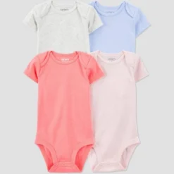 Carter's Just One You® Baby Girls' 4pk Shorts Solid Bodysuit -Carter's Just One You GUEST e6a9c3fa 7682 42c5 8a9d 7c01cf522bec
