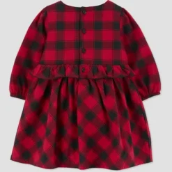 Carter's Just One You® Baby Girls' Long Sleeve Checkered Dress - Red/Black 9 Carter's Just One You® Baby Girls' Long Sleeve Checkered Dress - Red/Black -Carter's Just One You GUEST e791a508 d50a 49da 9095 6cd610dfa1bf