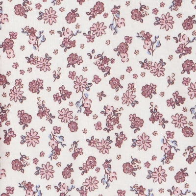 Carter's Just One You® Baby Girls' 2pc Floral Long Sleeve Shirt And Sweater Overall Set - Plum 10 Carter's Just One You® Baby Girls' 2pc Floral Long Sleeve Shirt And Sweater Overall Set - Plum - Image 8