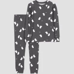 Carter's Just One You® Toddler 2pc Short Sleeve Comfy Soft Ghosts Pajama Set - Black -Carter's Just One You GUEST e9b93b68 6b17 44cf 91ec 83a509c2ba69