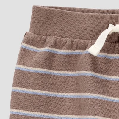 Carter's Just One You® Baby Boys' 4pc Striped Top And Bottom Set - Blue/Brown 7 Carter's Just One You® Baby Boys' 4pc Striped Top And Bottom Set - Blue/Brown - Image 5