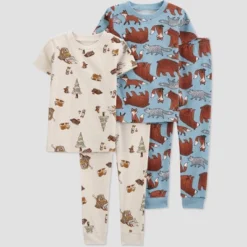 Carter's Just One You® Toddler Boys' Bears And Woodland Short Sleeve Pajama Set - Cream/Blue 8 Carter's Just One You® Toddler Boys' Bears And Woodland Short Sleeve Pajama Set - Cream/Blue -Carter's Just One You GUEST eac355b9 d9c2 4735 a2e8 4e1d80adab2f