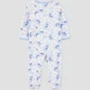 Carter's Just One You® Baby Girls' Floral Printed Sleep N' Play - Blue 1 Carter's Just One You® Baby Girls' Floral Printed Sleep N' Play - Blue -Carter's Just One You GUEST f41eb04a 8ea6 4f3c 81c8 16b6a3310d86