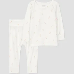 Carter's Just One You® Baby Girls' 2pc Floral Comfy Soft Top & Bottom Set - Ivory 11 Carter's Just One You® Baby Girls' 2pc Floral Comfy Soft Top & Bottom Set - Ivory -Carter's Just One You GUEST f82c8ce1 78dc 49ed 9d27 00da5bbb7948