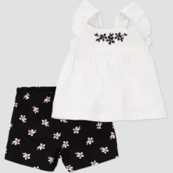 Carter's Just One You® Baby Girls' Geo Top & Bottom Set - Black -Carter's Just One You GUEST f8734527 f7c4 4a7c 9cbe 1448d369db02