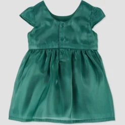 Carter's Just One You® Baby Girls' Short Sleeve Shiny Dress - Green 7 Carter's Just One You® Baby Girls' Short Sleeve Shiny Dress - Green -Carter's Just One You GUEST fb51f2c3 f967 4fbf ba54 8e05aceeb5c0