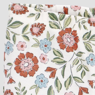 Carter's Just One You® Baby Girls' 2pk Floral Pants - Pink 4 Carter's Just One You® Baby Girls' 2pk Floral Pants - Pink - Image 2