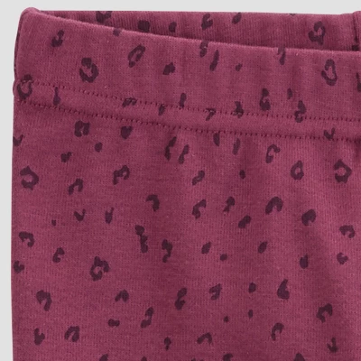 Carter's Just One You® Baby 3pc Animal Print Top & Bottom Set With Hat - Purple 4 Carter's Just One You® Baby 3pc Animal Print Top & Bottom Set With Hat - Purple - Image 2