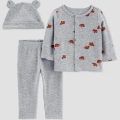 Carter's Just One You® Baby 3pc Bear Thermal Top & Bottom Set With Hat - Gray 7 Carter's Just One You® Baby 3pc Bear Thermal Top & Bottom Set With Hat - Gray -Carter's Just One You GUEST ff205a04 addb 4dc2 9fc5 3d4956f90288