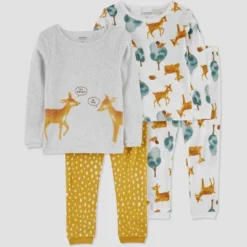 Carter's Just One You® Toddler Girls' Deer And Trees Long Sleeve Pajama Set - Gray/Yellow 7 Carter's Just One You® Toddler Girls' Deer And Trees Long Sleeve Pajama Set - Gray/Yellow -Carter's Just One You GUEST ffed1346 b38b 458b 9ecd 709387b1e469